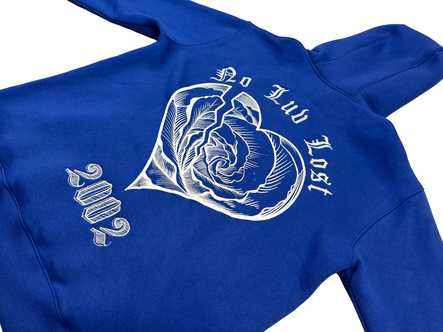 Broken Rose Hoodie (Royal Blue)