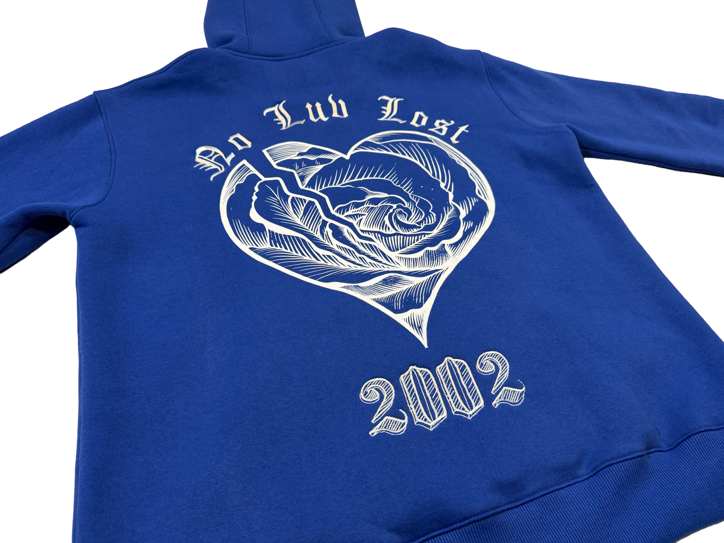 Broken Rose Hoodie (Royal Blue)