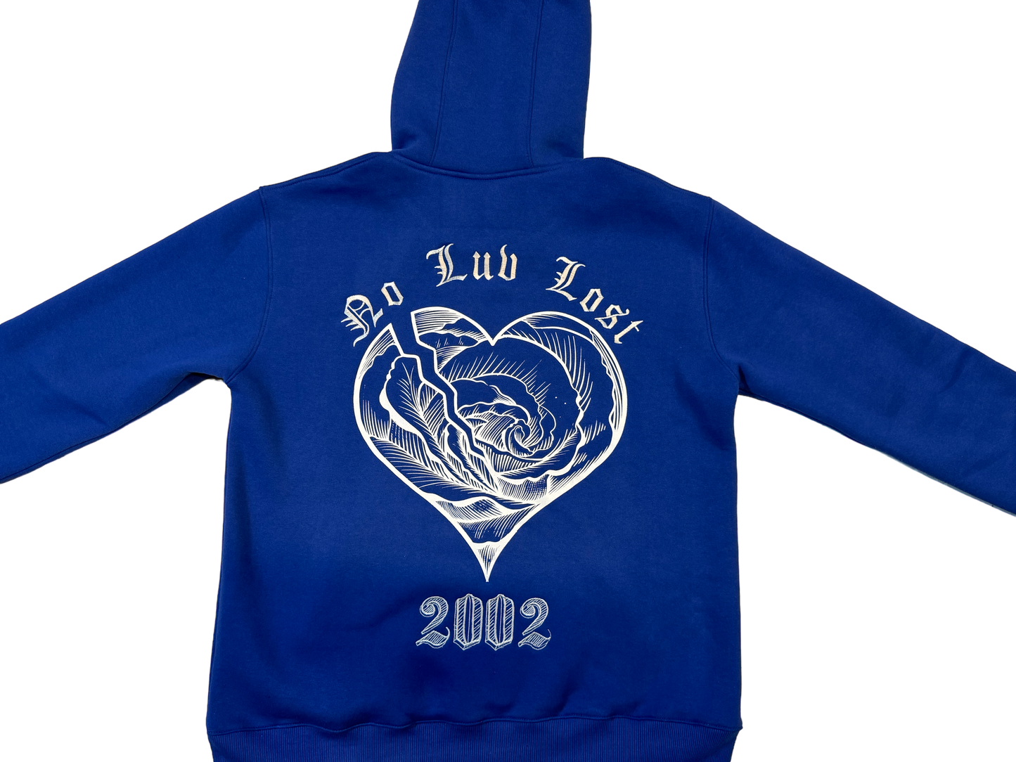 Broken Rose Hoodie (Royal Blue)