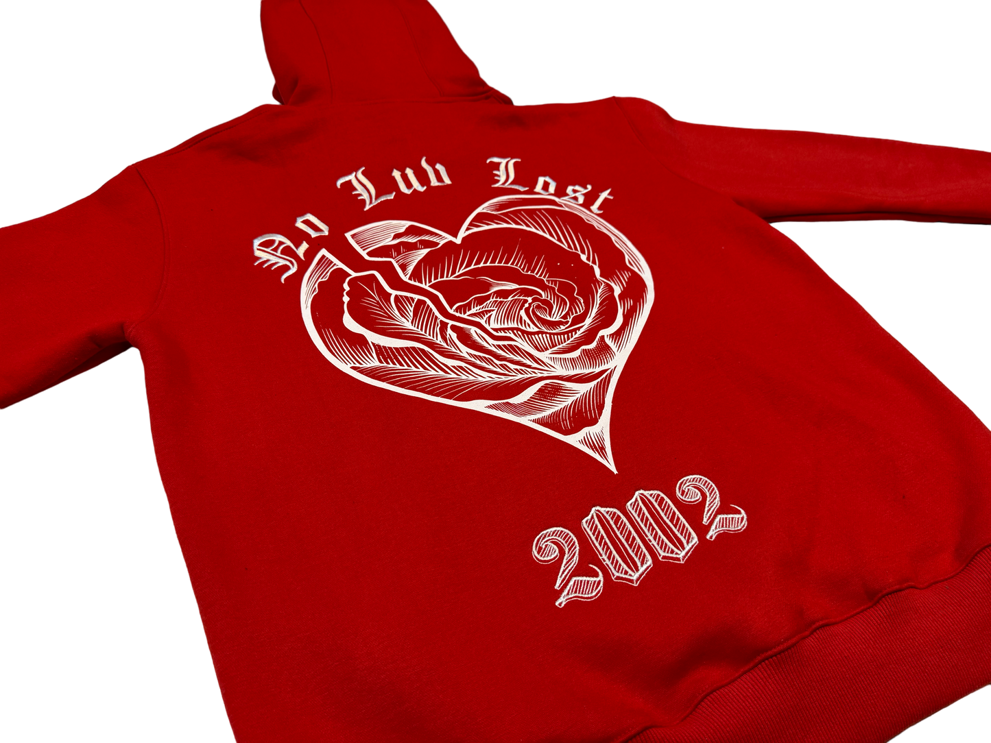 Broken Rose Hoodie (University Red)