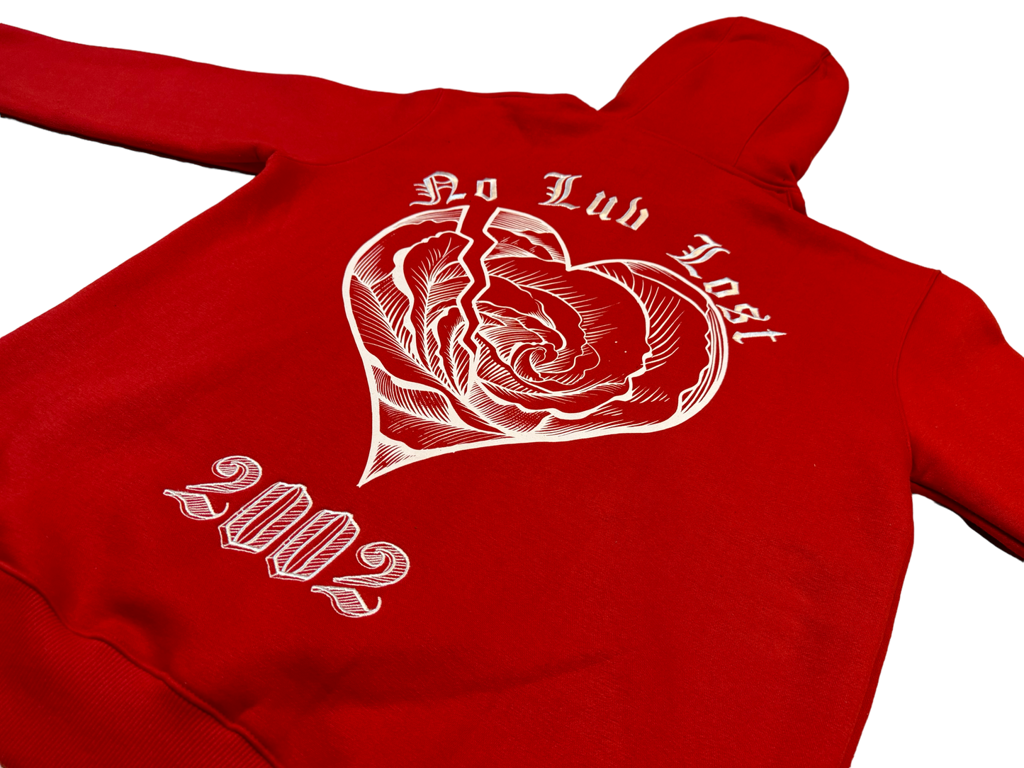 Broken Rose Hoodie (University Red)