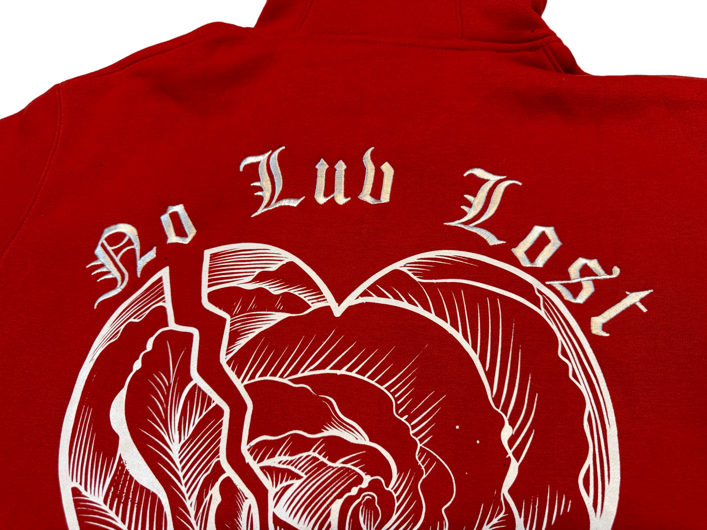 Broken Rose Hoodie (University Red)