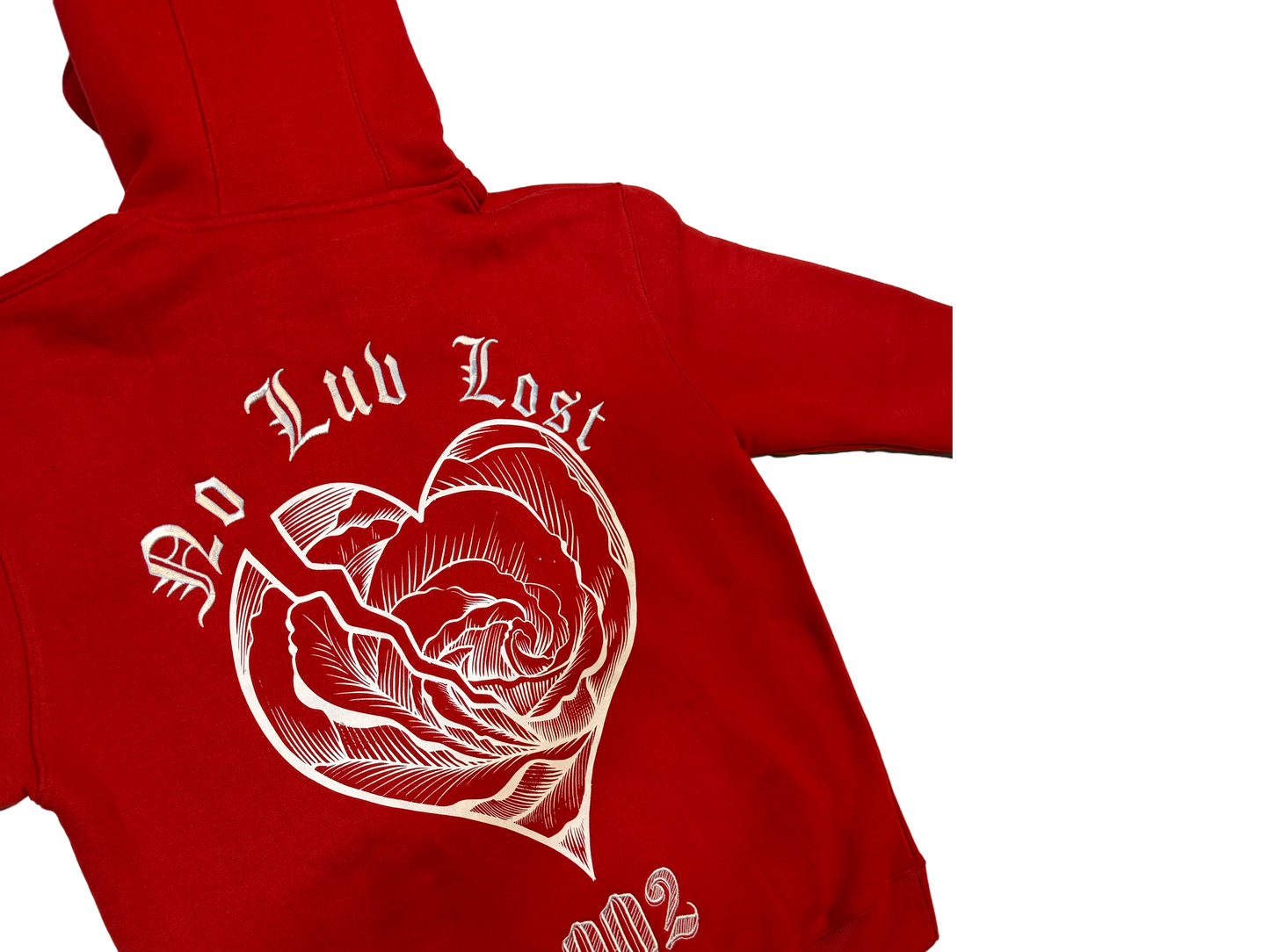 Broken Rose Hoodie (University Red)