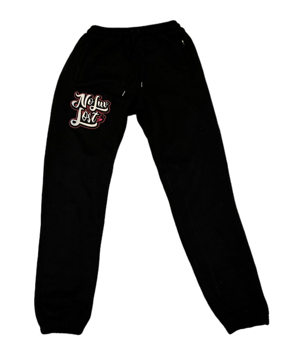 N.L.L Black and Red (Bred) Joggers