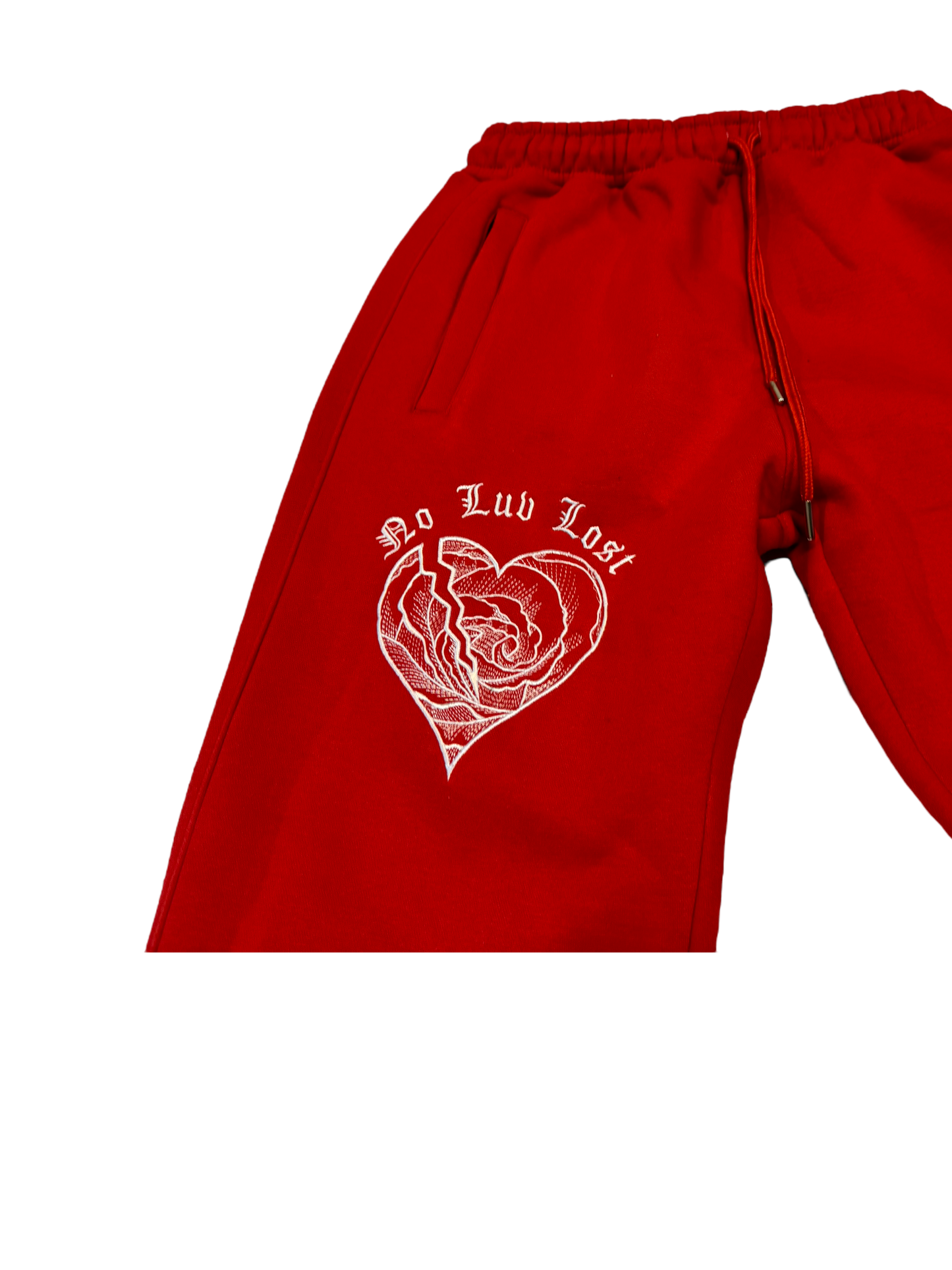 Broken Rose Joggers (University Red)
