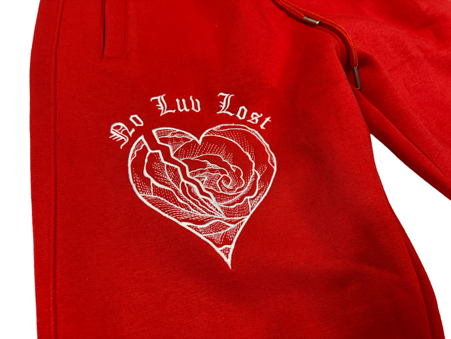 Broken Rose Joggers (University Red)