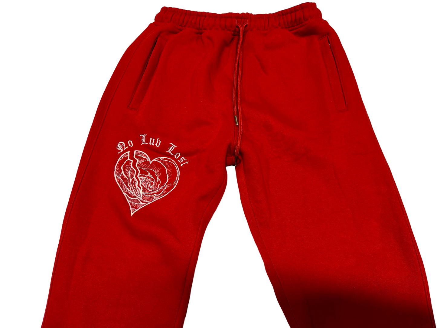 Broken Rose Joggers (University Red)