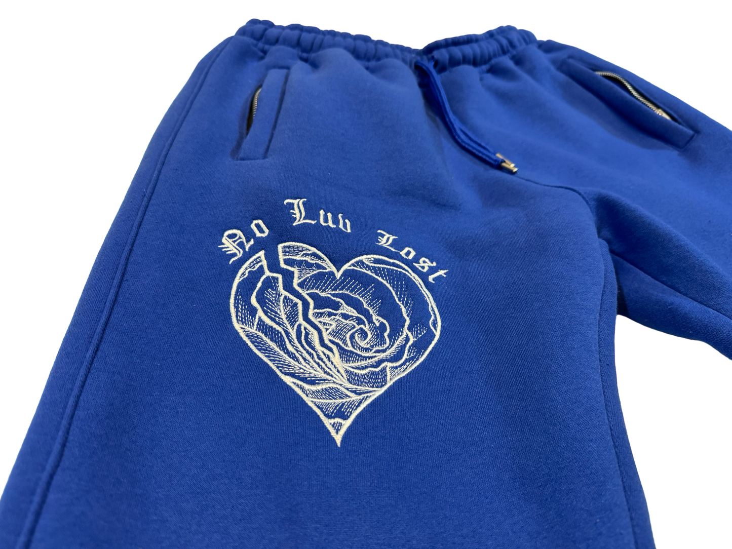Broken Rose Joggers (Royal Blue)