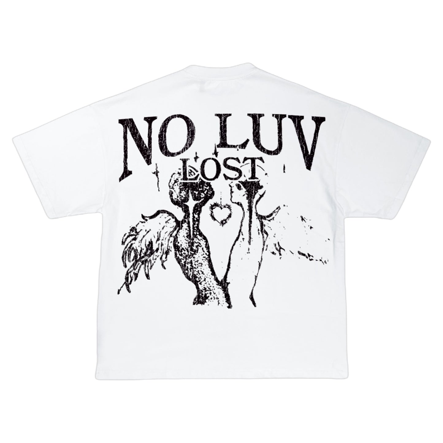 Luv Angels tee (White/Black)
