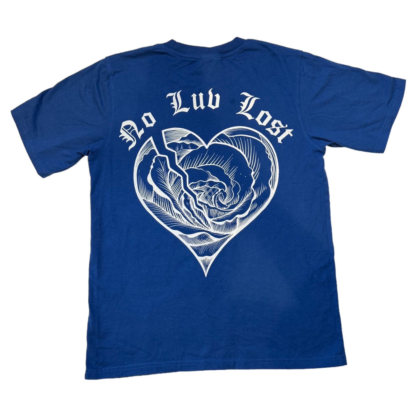 Broken Rose tee (Royal Blue)